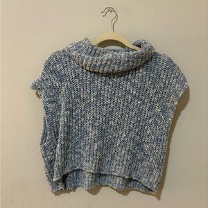Cozy Blue Knit Sweater